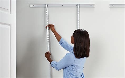 installing closetmaid shelftrack