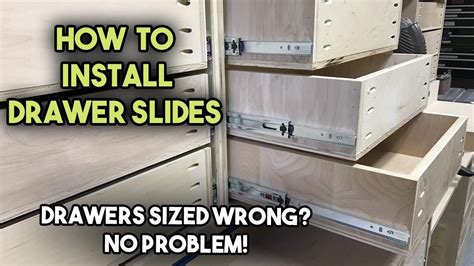 Installing Drawer Slides