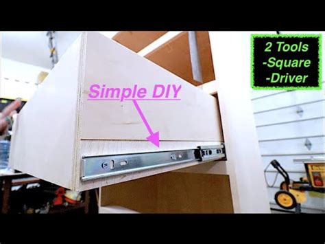Installing Drawer Slides Without A Jig