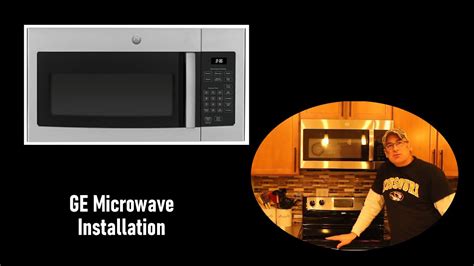 Installing Ge Cafe Microwave