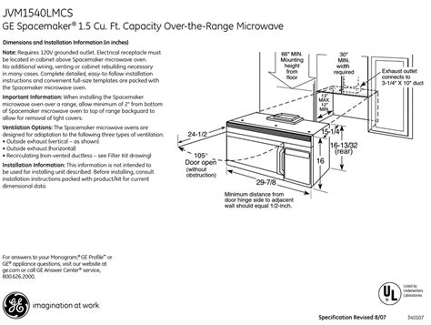 Installing Ge Spacemaker Microwave Oven