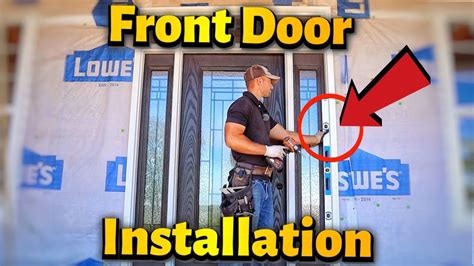 installing glass sidelights on front doors