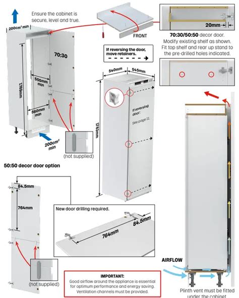 Installing Lamona Integrated Fridge