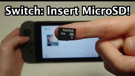 Installing Micro Sd Card In Switch