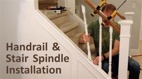 Installing Newel post and stair railing Finishing my Basement