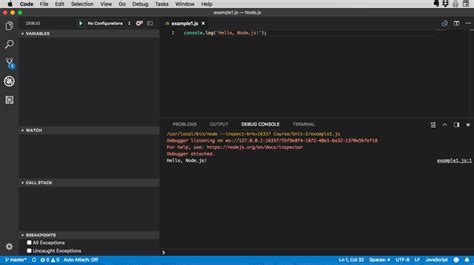 installing node in vscode