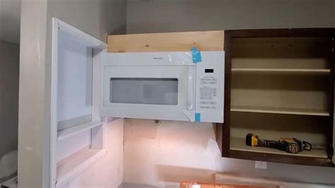 Installing Over Range Microwave Without Cabinet
