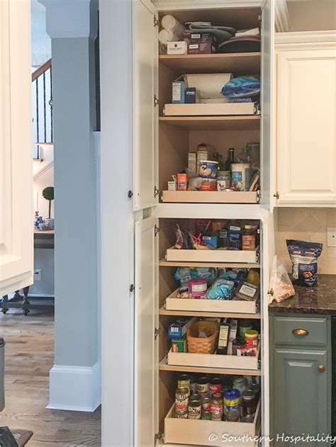 Installing Pull Out Drawers In Pantry