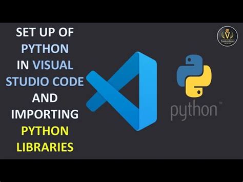 installing python libraries in visual studio