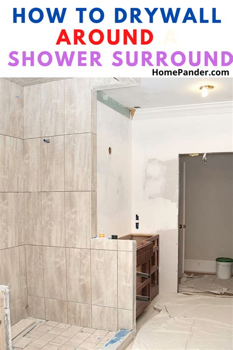 Installing Sheetrock Around A Shower Stall