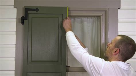 Installing Shutter Hinges