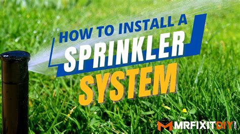 Installing Sprinkler Systems Is An Example Of