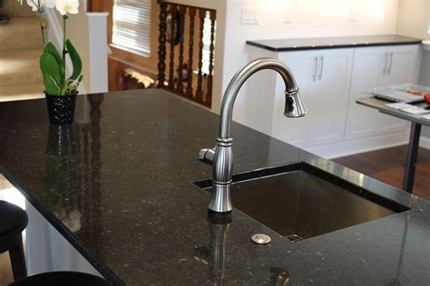installing stainless steel sink granite countertop