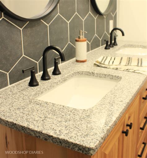 Installing Stone Vanity Top