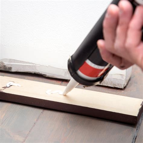 Installing Trim With Glue