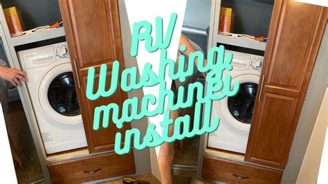 Installing Washer In Rv