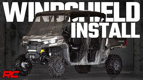 Installing Windshield On Can Am Defender