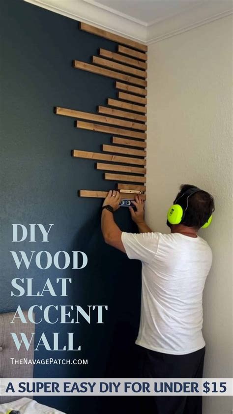 Installing Wood Accent Wall