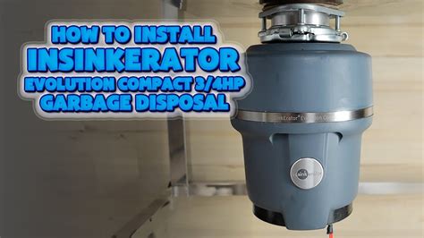 How to correctly install an Insinkerator food waste disposal unit in