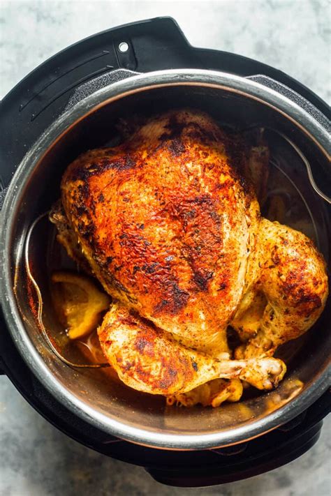 Instant Pot Whole Chicken (Lemon Herb) Easy Chicken Recipes