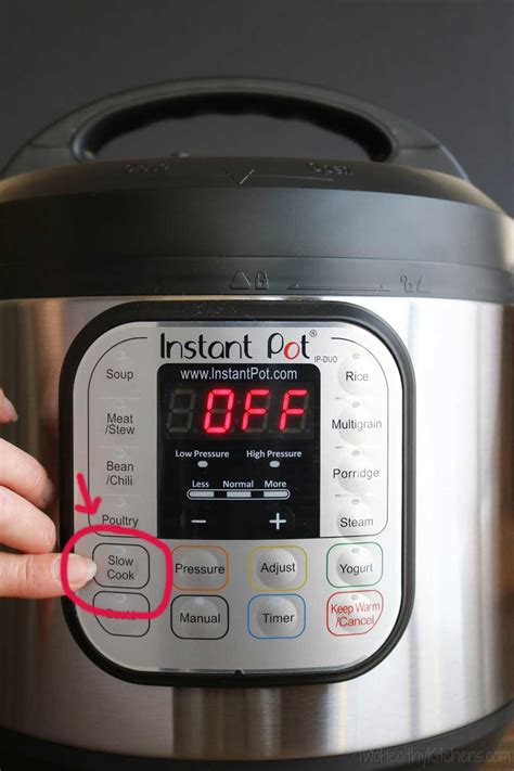 Instant Pot Crock Pot Function