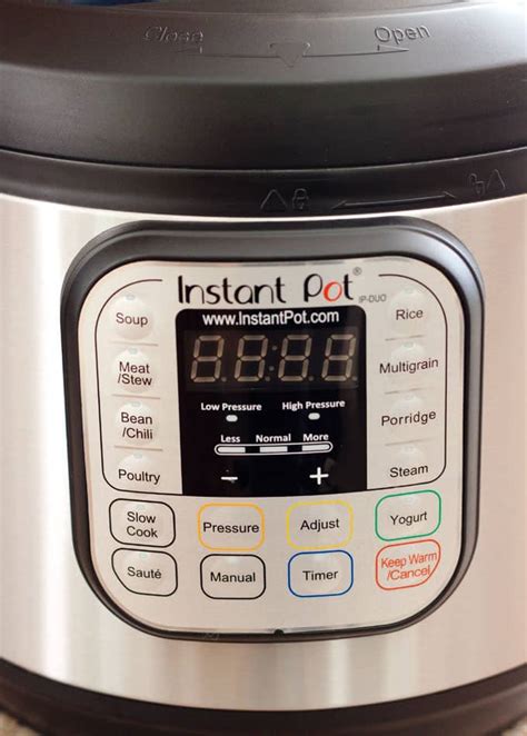 Instant Pot Duo Time Setting
