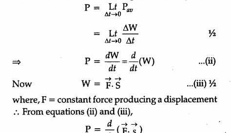 Instantaneous Power Equation Average Formula Formula