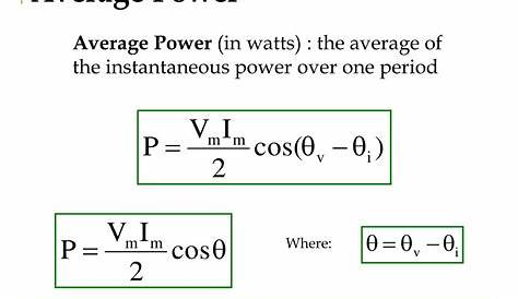 Instantaneous Power Formula Inductor Current Calculator