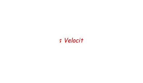 Instantaneous Velocity Formula Calculator How Do I Find On A