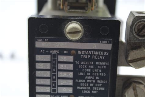 Instantaneous Trip Relay