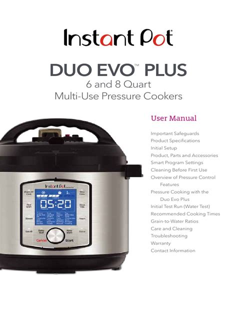 Culinary Physics Instant Pot Ultimate Cooking Time Guide (Accurate