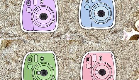 Fujifilm Instax Mini 8 Camera Rhinestone Sticker Decal Pink