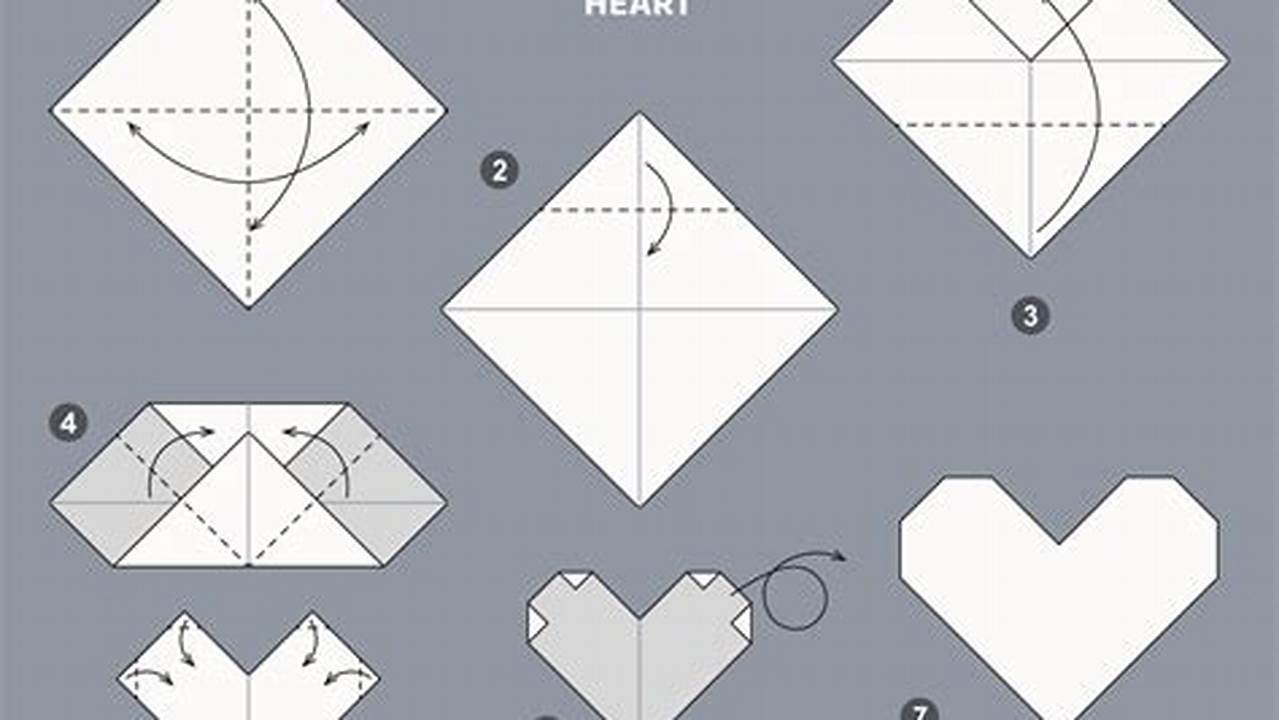 Origami Heart Instructions: Folding a Symbol of Love