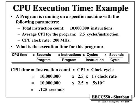 Instruction Time Of A Computer
