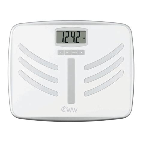 Instructions For Ww Bathroom Scale