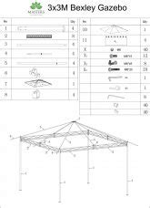 Instructions Gazebo Assembly