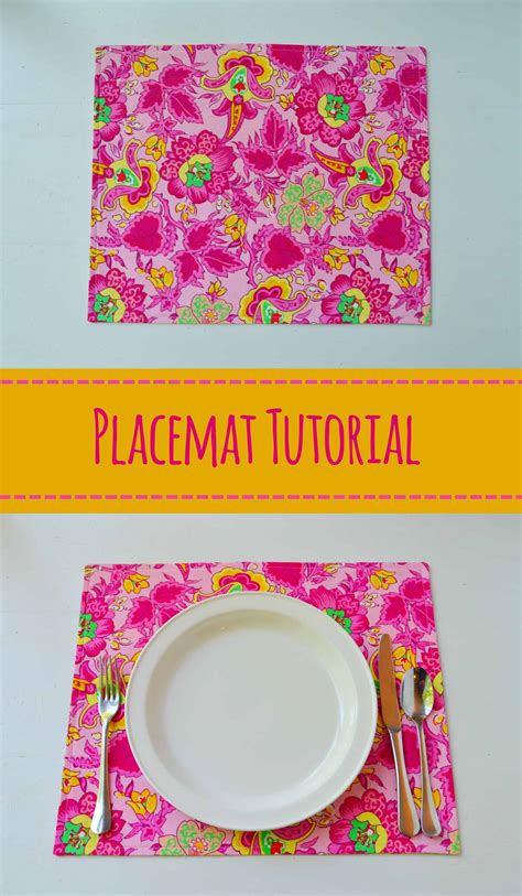 Instructions To Make Placemats