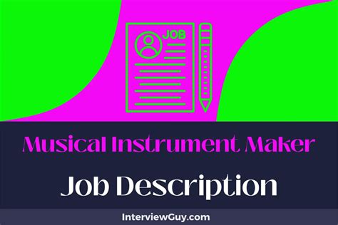Instrument Maker Job Title