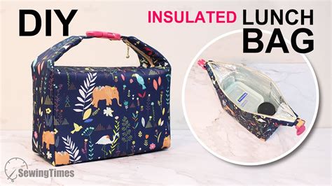Insulated Lunch Bag Tutorial