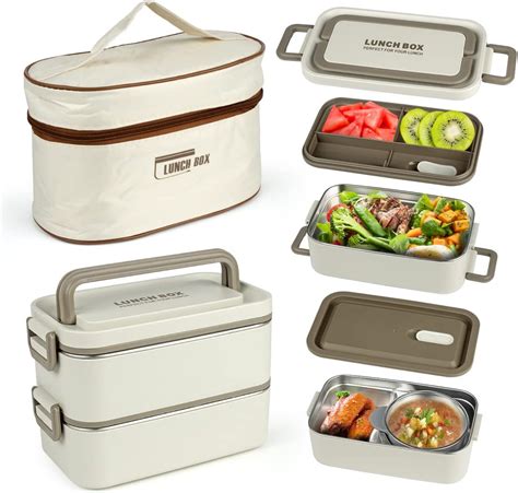 Durable Insulated Lunch Box Stainless Steel Food Storage Container