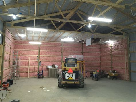 insulating pole building walls