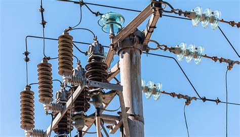 insulator on power pole