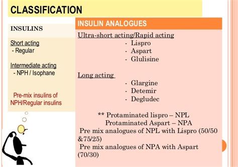 Insulin Nph Classification