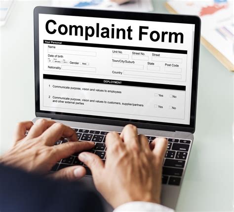insurance commissioner file a complaint