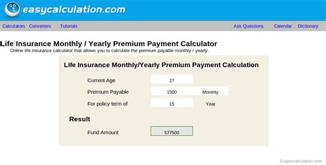 Insurance Payment Calculation