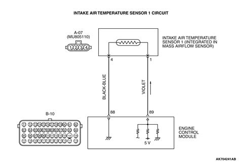 Intake Air Temperature Sensor 1 Circuit Range/Performance