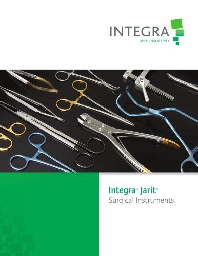 Integra Jarit Instrument Catalog