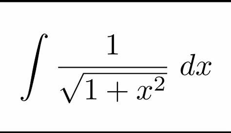 Integral Of 1sqrt1x2 Dx Geneseo Math 222 01 Trigonometric Substitution