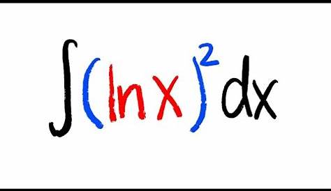 Integral Of Ln X Squared Solved Square Root Dx Sin Cos