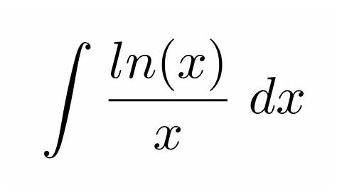 Integral Of Ln Xx Solution Evaluate The X Dx The Limit Are 1 And E